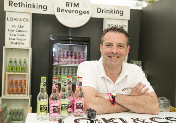 Stephen Dillon, NoKi & Co launched Ireland’s first alcohol-free pre-mixed Gin & Tonic flavoured drink at Bord Bia's Bloom 2019 Photo: Johnny Bambury/Fennells