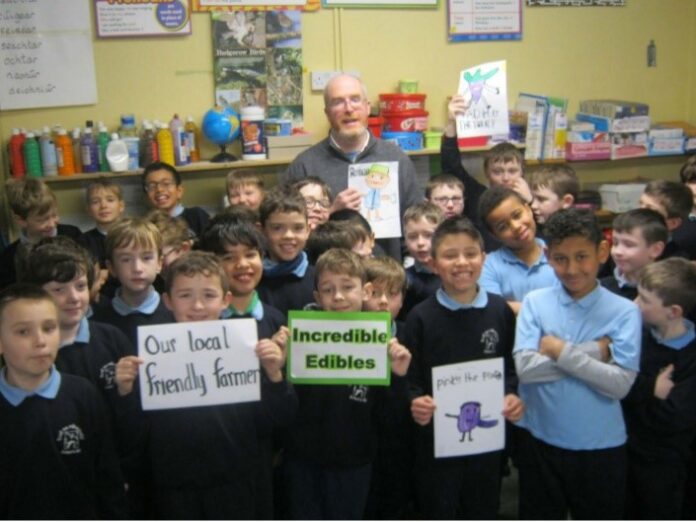 Athenry 1 Ms Helena Hyland’s 3rd class from Boys National School, Athenry, Co Galway were crowned first place winners of Incredible Edibles.