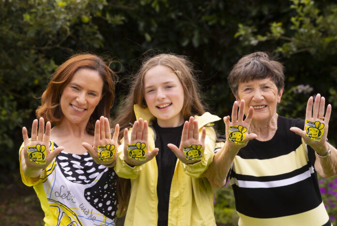 Take the Pledge! CountryLife wants the Irish public to take the Operation PolliNation pledge, help gardeners make their plots pollinator-friendly environments and show a little love for our native Irish bees. Pictured at the campaign launch were Naoise Coogan, her 12 year-old daughter, Siofra Coogan, and her mother, Therese O'Donovan. Picture: Patrick Browne