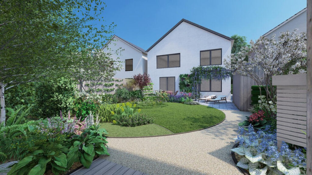 House and large garden