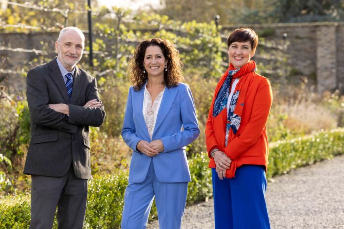 Mike Neary, Director of Horticulture, Bloom, Laura Douglas, Head of Bord Bia Bloom and Brand Partnerships and Kerrie Gardiner, Show Garden and Horticulture Content Manager, Bord Bia Bloom